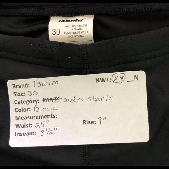 iswim competition swim shorts for men NWT - Picture 4 of 5